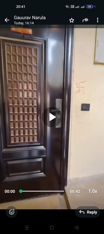 Building Lobby in 3 BHK Builder Floor at Niti Khand I – for Sale