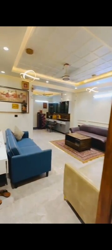 Living Room in 3 BHK Builder Floor at Niti Khand I – for Sale