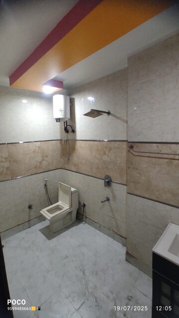 Bathroom in 2 BHK Builder Floor at Mehrauli – for Rent