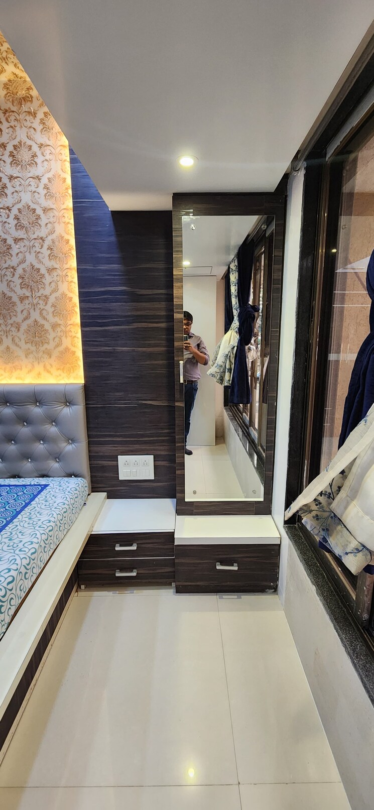 Bedroom, cosmos-horizon-phase-2 2 Bedroom 900 Sq.Ft. Apartment In Pokhran Road No Two Thane 8972741