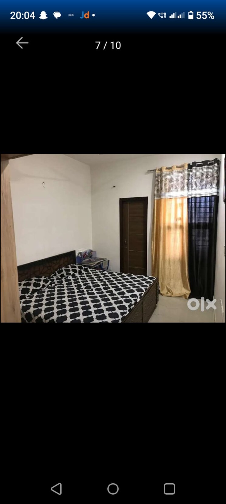 Bedroom, dhakoli 3 Bedroom 1100 Sq.Ft. Builder Floor In Dhakoli Zirakpur 8972787