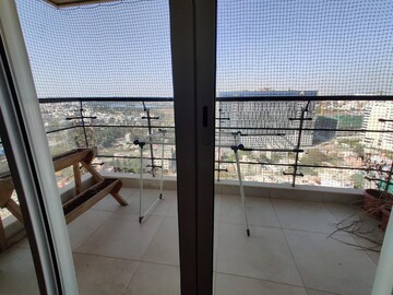 Balcony in 3 BHK Apartment at Karle Zenith Residence, Nagavara – for Rent
