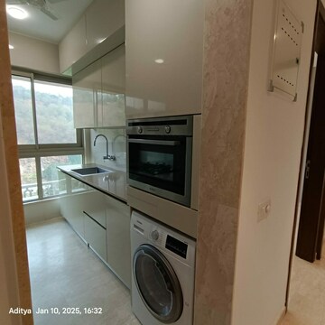 Kitchen in 2 BHK Apartment at Hiranandani Castle Rock, Powai – for Rent