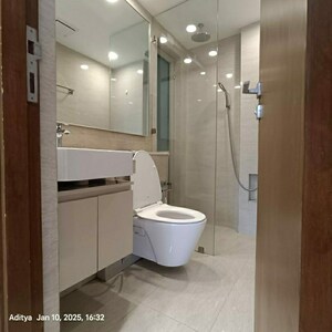 Bathroom in 2 BHK Apartment at Hiranandani Castle Rock, Powai – for Sale