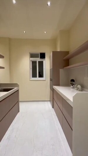 Kitchen in 4 BHK Apartment at Ashar Merac, Shree Nagar – for Sale