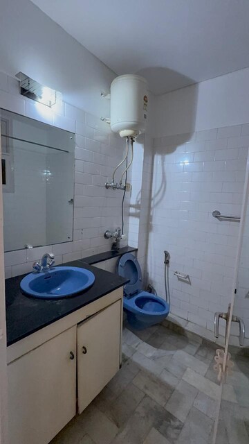 Bathroom in 3 BHK Builder Floor at Greater Kailash ii – for Rent