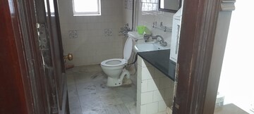 Bathroom in 3 BHK Builder Floor at Safdarjung Enclave – for Rent