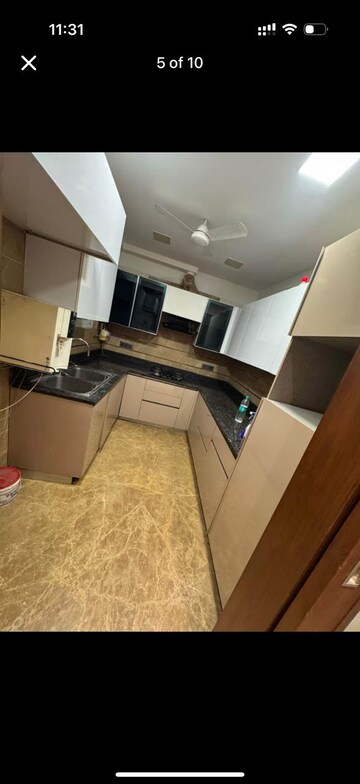 Kitchen in 3 BHK Builder Floor at Shivalik Colony – for Rent