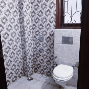 Bathroom in 2 BHK Builder Floor at Malviya Nagar – for Rent