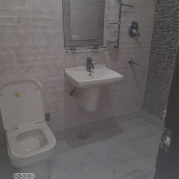 Bathroom in 2 BHK Builder Floor at Malviya Nagar – for Rent