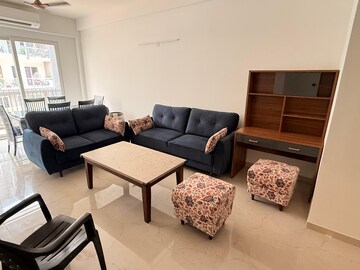 Living Room in 3 BHK Apartment at Smart World Orchard, Sector 61 – for Rent