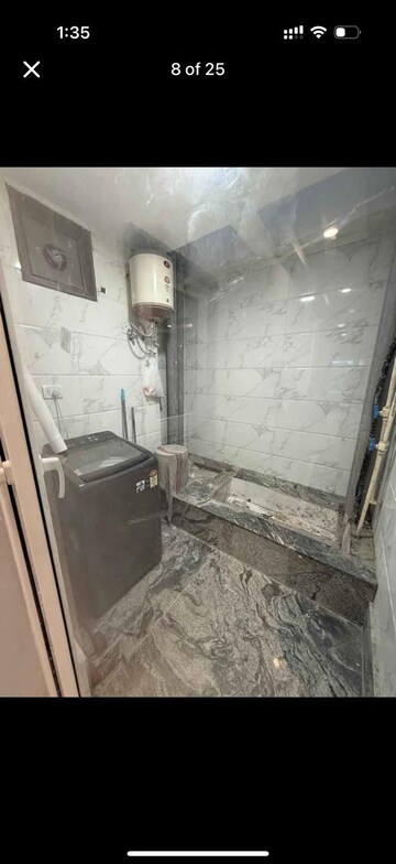 Bathroom in 3 BHK Builder Floor at Shivalik Colony – for Rent