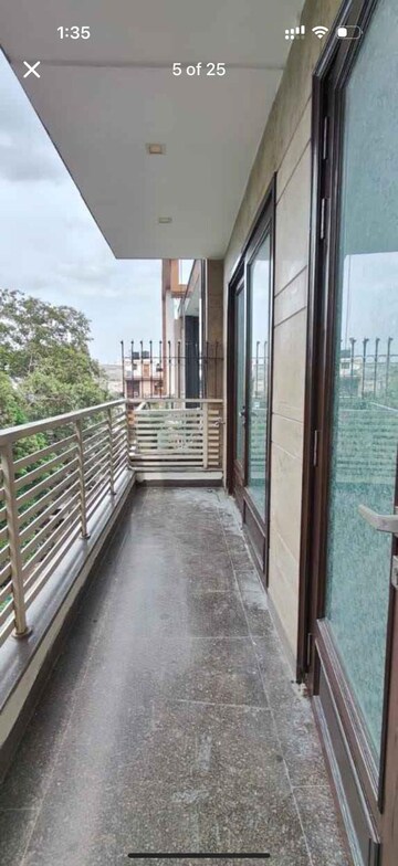 Balcony in 3 BHK Builder Floor at Shivalik Colony – for Rent