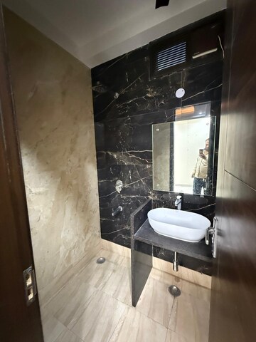 Bathroom in 2 BHK Builder Floor at Kalkaji – for Rent