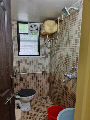 Bathroom in 1 BHK Apartment at Calyx Sahawas, Karve Nagar – for Rent