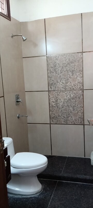 Bathroom in 3 BHK Builder Floor at Boutique Residential Apartment, Greater Kailash I – for Rent