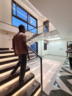 Staircase in 6 BHK Villa at Sector 39 – for Sale
