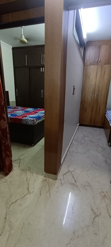 Bedroom in 1.5 BHK Builder Floor at Chittaranjan Park – for Rent