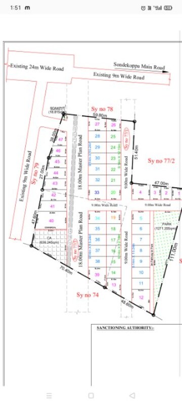  Plot – Map Location View at Nelamangala - for Sale