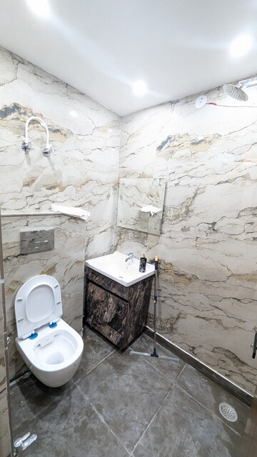 Bathroom in 3 BHK Apartment at Ashoka Enclave 3, Sector 35 – for Rent