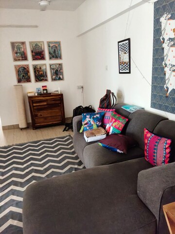 Living Room in 2 BHK Apartment at HDIL Metropolis Residences, Andheri West – for Rent