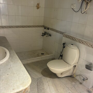 Bathroom in 3.5 BHK Independent House at RWA Apartments Sector 15, Sector 15 – for Rent