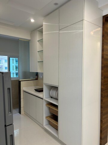 Kitchen in 2.5 BHK Apartment at LnT Raintree Boulevard, Hebbal – for Rent