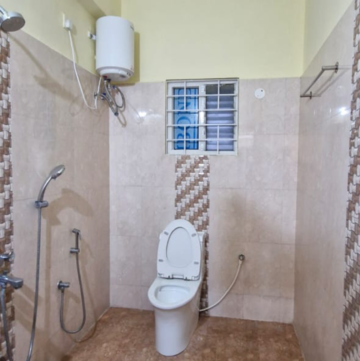 Bathroom in 3 BHK Builder Floor at Kondapur – for Rent