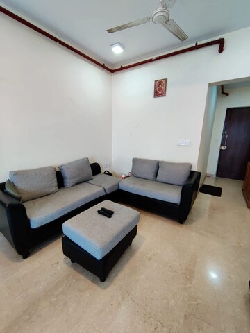Living Room in 2 BHK Apartment at Omkar Ananta, Goregaon East – for Rent