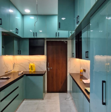 Kitchen in 3 BHK Builder Floor at Kondapur – for Rent