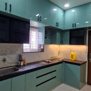 Kitchen in 3 BHK Builder Floor at Kondapur – for Rent
