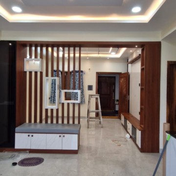 Living Room in 3 BHK Builder Floor at Kondapur – for Rent