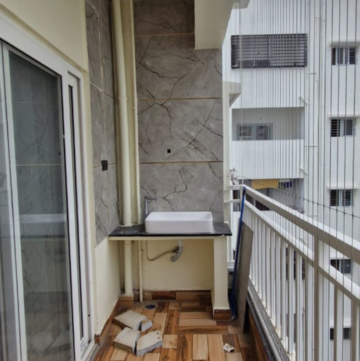 Balcony in 3 BHK Builder Floor at Kondapur – for Rent