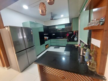 Kitchen in 3 BHK Apartment at SMR Vinay Iconia Hyderabad, Kondapur – for Rent