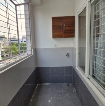 Balcony in 3 BHK Builder Floor at Miyapur – for Rent