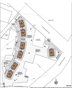 4 BHK Apartment – Map Location View at DLF Privana South, Sector 76 - for Sale