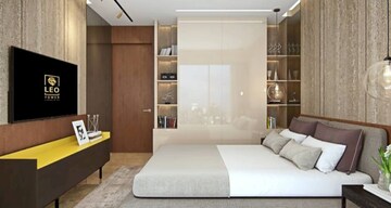 Living Room in 2 BHK Apartment at Dev Leo Tower, Oshiwara – for Rent