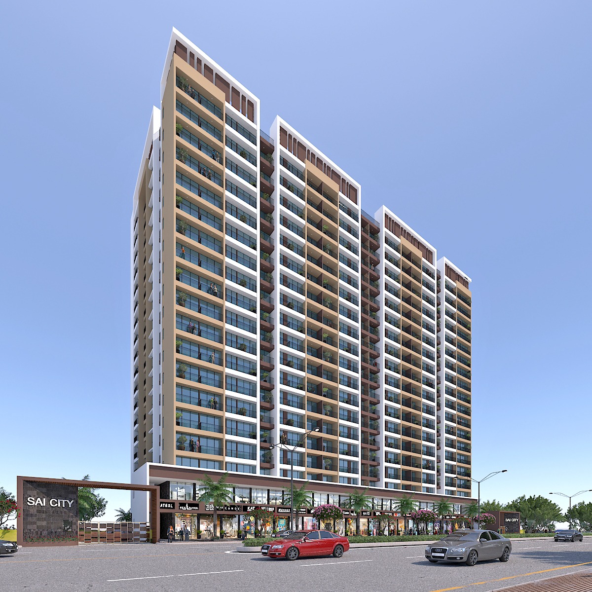 2 BHK + Pooja Room 577 Sq.Ft. Apartment in Om Sai City Dombivli