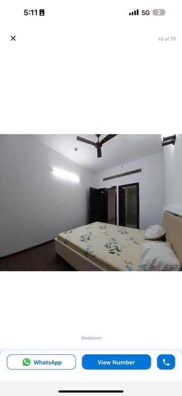Bedroom in 3 BHK Apartment at Supertech Supernova Spira Suites, Sector 94 – for Rent