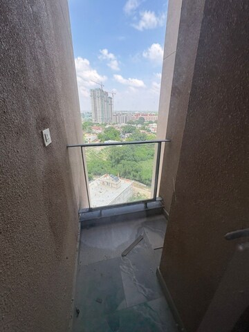 Balcony in 2 BHK Apartment at Shalimar One World Belvedere Court 3, Gomti Nagar – for Rent
