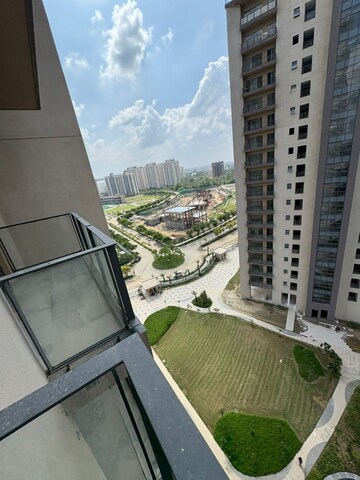 Balcony in 2 BHK Apartment at Shalimar One World Belvedere Court 3, Gomti Nagar – for Rent