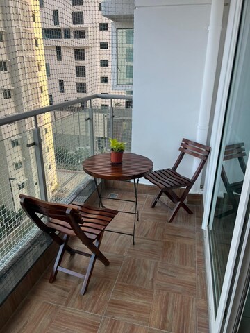 Balcony in 3 BHK Apartment at Salarpuria Sattva Magnus, Jubilee Hills – for Rent