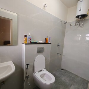 Bathroom in 2 BHK Apartment at Omkar Alta Monte, Laxman Nagar – for Sale