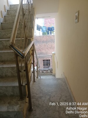 Staircase in 5 BHK Independent House at New Ashok Nagar – for Sale
