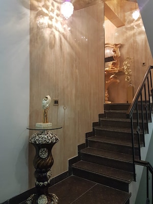 Staircase in 4 BHK Builder Floor at New Industrial Township – for Sale