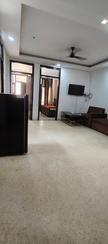 Living Room in 3 BHK Builder Floor at Chattarpur – for Rent