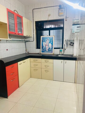 Kitchen in 2 BHK Apartment at Neel Lake View, New Panvel West – for Rent