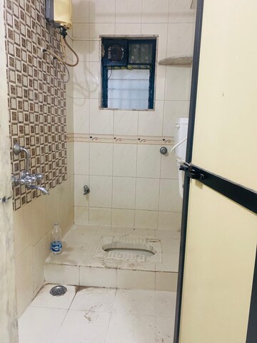 Bathroom in 2 BHK Apartment at Neel Lake View, New Panvel West – for Rent