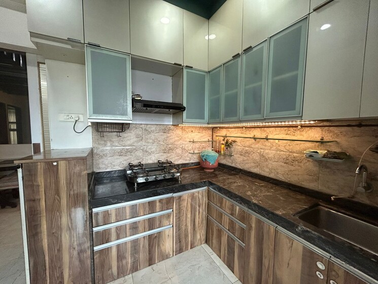 Kitchen, soham-tropical-lagoon 2 Bedroom 750 Sq.Ft. Apartment In Ghodbunder Road Thane 8973679
