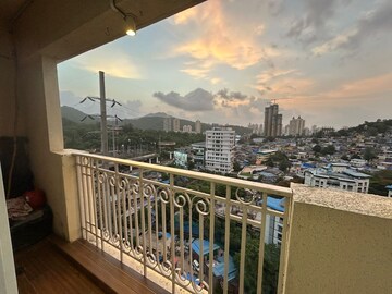 Balcony in 2 BHK Apartment at Shree Tirupati STG Signature Residency, Patlipada – for Rent